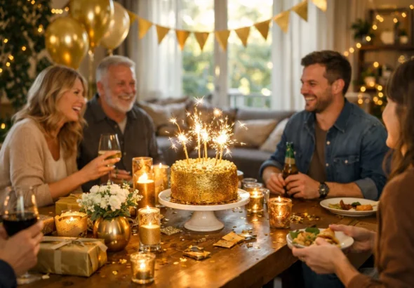 Golden Birthday Party Ideas: Decor, Giacfts & Home Celebration Tips