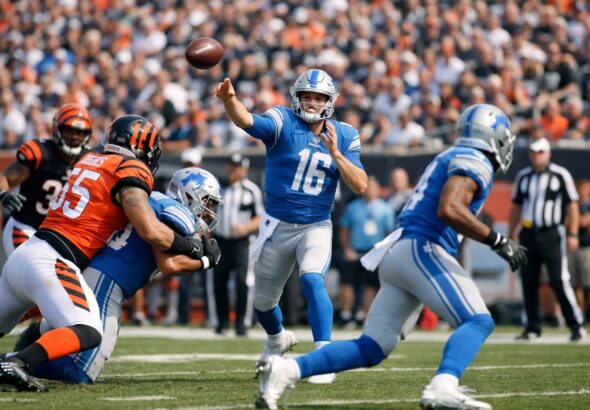 Detroit Lions vs Bengals Match Player Stats Breakdown