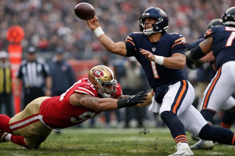 Chicago Bears vs 49ers Match Player Stats & Analysis
